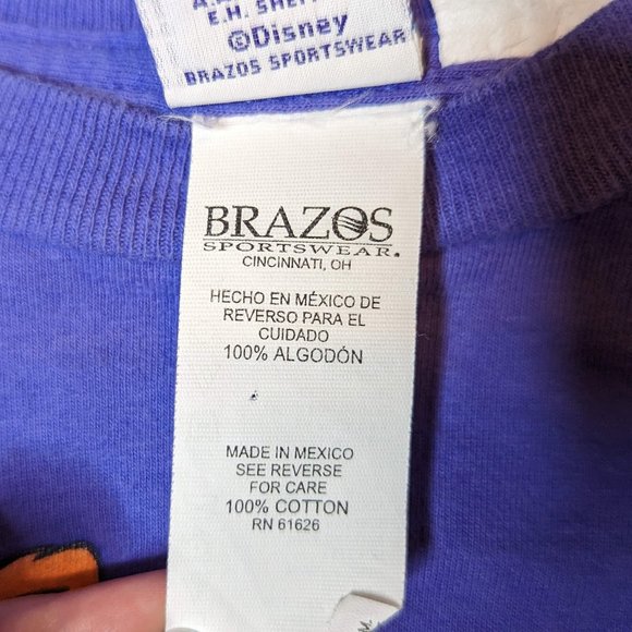 Vintage 90s Disney Winnie the Pooh Purple Shirt Size 10-12 - Picture 8 of 10